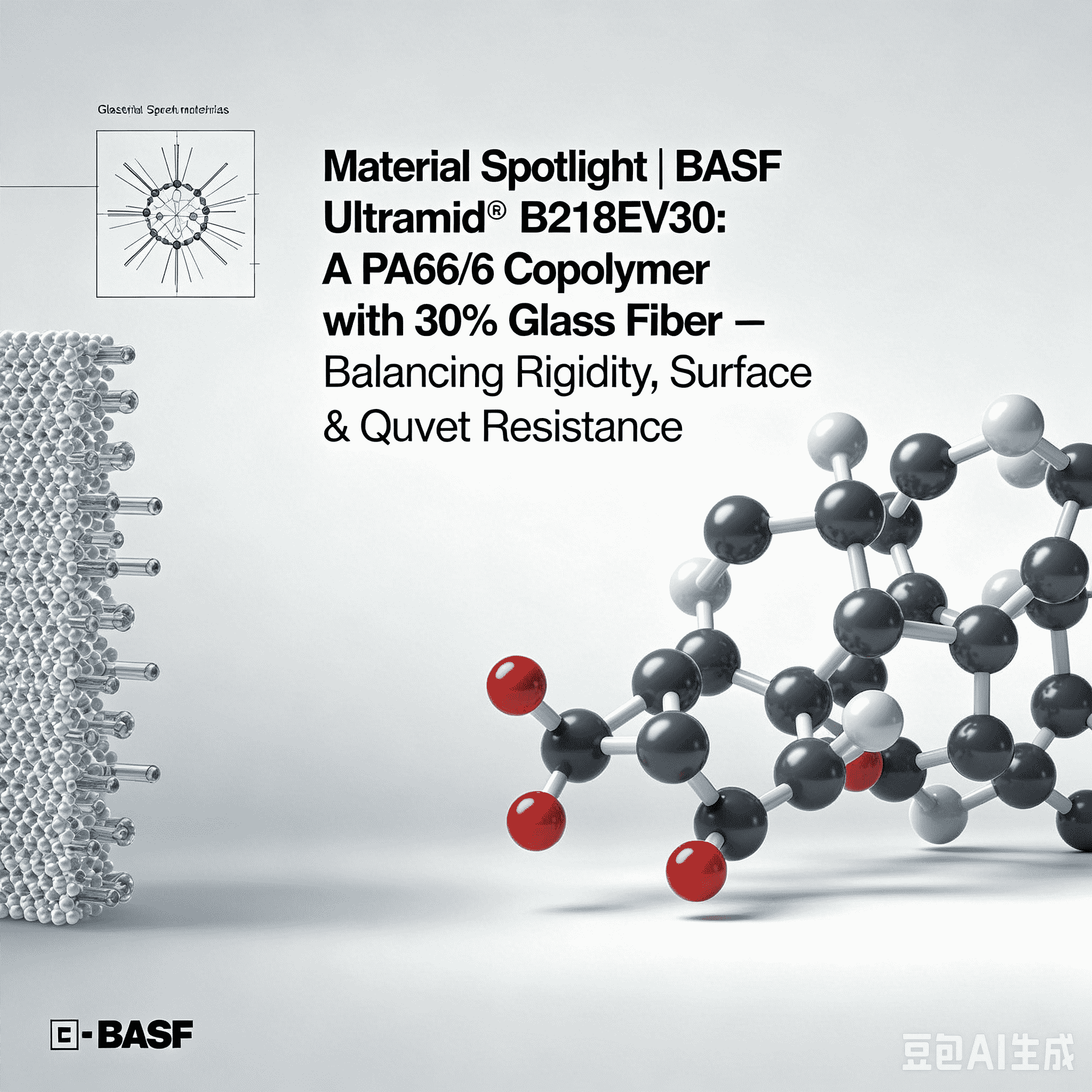 Υλικό Spotlight | BASF Ultramid® B218EV30: Συμπολυμερές PA66/6 με 30% γυάλινες ίνες – εξισορροπητική ακαμψία, ποιότητα επιφάνειας και αντοχή στη θερμότητα